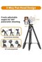 TONEOF 170cm Camera Tripod, 67" Camera Tripod with Travel Bag, Cell Phone Tripod with Remote, Alumin - 3