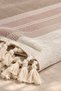 Buldan Kara Pattern 100% Cotton Double Bedspread, Pique & Sofa Cover Shawl (200cm X 220cm) - 8