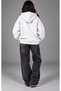 Women's Oversize 3 Thread Printed Sweatshirt Premium Quality Fabric Thick Hooded Hoodie - 2