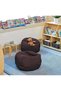 Cotton home Kids Bean Bag Brown 50x80x80cm - 4