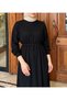 Crew Neck Slim Ribbed Dress - 2239 - Black (Es) - 2