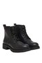 Women's Black Boots & Booties with Brand Logo, Suitable for Daily Use - 2