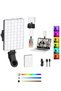 traditious Portable Rechargeable RGB Selfie Light – 3200K-6500K Dimmable Full Color Video Light for