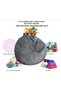 ShebSheb Bean Bag Chair Cover (No Filler),Cotton Linen Replacement Lazy Sofa Without Filler ,Size af - 4