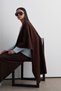 Knitwear Long Scarf Brown