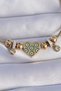 316L Steel Gold Color Zircon Stone Evil Eye Design Bracelet - Tj-Bb6199 - 2