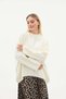 Women's Casual Knitted Crew Neck Oversize Sweater - 3