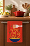 Ramen Patterned Dish Drying Towel 35X50 cm Cotton Patterned Kitchen Cloth