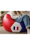 Fatbag France Football Style Bean Bag | France Flag Print | Faux Leather | Filled Bean Bag for Kids