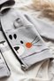 Lumi Bear Gray Hooded Cardigan, Bodysuit and Striped Bottom 3-Piece 100% Cotton Baby Boy Set - 3