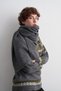 Nordic Patterned Knitwear Sweater Gray - 3