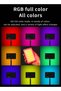 JoyousSto Selfie Light for phone with 132 LEDs, 2000mAh Type-C Rechargeable Portable Selfie Light,RG - 3