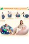 Arabest Dinosaur Stuffed Animal Storage Bean Bag Chair Cover - Premium Canvas Organizer with YKK Zip - 3