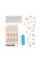 Salon Acrylic French Nails Medium Coffin KSA16C - 3