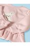 Infant Girls Pink And Ivory Teddy Jog Set - 4