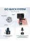 MT-74 Extendtable Selfie Stick Tripod, Go Quick II 20.7in Action Camera Tripod Stand Hand Str - 2
