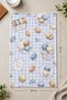 Makaronos Dish Drying Towel 35X50 cm Cotton Patterned Kitchen Cloth - 4
