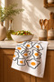 Eggs Cotton Kitchen Towel 35X50 cm Digital Printed Drying Cloth - 3