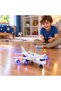 Kids Remote Control Airplane Toy A380, RC Passenger Aircraft with Music, LED Lights, Sound Effects, DIY Assembly, Educational Aeroplane Toy for Boys and Girls Ages 3+ - 6