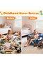 Arabest Dinosaur Stuffed Animal Storage Bean Bag Chair Cover - Premium Canvas Organizer with YKK Zip - 2