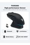 Wireless Bluetooth Gaming Mouse for Windows, Mac, IOS, Android, Computer Mice with USB Receiver, Lig - 5