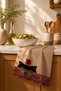 Cat and Tea Kitchen Hand Towel 35X50 cm Cotton Digital Printed Decorative Towel - 3