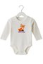 Days of the Week Animal Patterned Long Sleeve Baby Bodysuit Set of 7 - 8