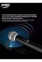 DUNISO 2Pcs Wireless Microphone，1 to 2 Microphones，Hand Microphone，Rechargeable Microphone，Professio - 4