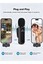 Yaqeen Wireless Microphone for iPhone Ipad & Android Phone, 2 In 1 Wireless Mic with USB C and Light - 4