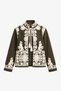 Hakim Collar Embroidered Gabardine Jacket - 7
