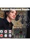XiuWoo Podcast Equipment Bundle with Ring Light and Phone Holder, BM-800 Podcast Microphone Bundle w - 2