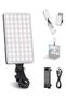LIVVY 60 LED Rechargeable Mobile Phone LED Light, Clip Fill Light, Front & Back Phone Mount, 3 Adjus