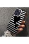 Infinix Note 50 Pro Plus Compatible Striped Black Case, Shockproof Silicone, Stylish - 3