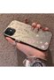 Pink Branch Flower Case Compatible with iPhone 12/12 Pro, Shock-Resistant Silicone, Stylish - 2