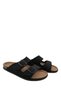 Men's Black Anatomical Sole Orthopedic Comfortable Daily Slippers - 2