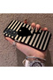 Redmi Note 11/Note 11S Compatible Striped Black Case, Shockproof Silicone, Stylish