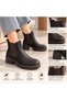 Comfortable Women's Boots with Rubber Detailing