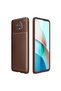 Xiaomi Redmi Note 9 5g Case Auto Focus Carbon Cover - Brown