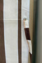 Coffee Cream Striped Balcony Curtain, Terrace Gazebo Camellia Curtain and Sunshade Curtain - 7