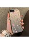 Pink Branch Flower Case Compatible with iPhone 7 Plus/8 Plus, Shockproof Silicone, Stylish