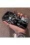 iPhone 15 Plus/14 Plus Compatible Graffiti Style Black Cat Printed Case, Long-Lasting, Cool
