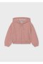 Girl's Hooded Zippered Jacket Salmon 4423