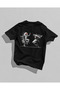 Palestinian Themed Dancing Figures Printed Oversize T-Shirt