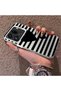 Oppo Find X9 Pro 5g Compatible Striped Black Case, Shockproof Silicone, Stylish
