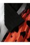 Rochie, Negru/Portocaliu - 5