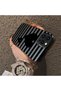 Infinix Note 50 Pro Plus Compatible Striped Black Case, Shockproof Silicone, Stylish - 5