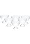 140ml Transparent Glass Dessert Bowls, Set of 6