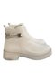 Trendy Model Women's Boots with Gold Buckle - 2