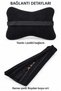 Tofaş Şahin Doğan Kartal Black Car Neck Pillow and Seat Belt Pad Cover |   Tofaşk Embroidered 4-Piece Comfort Set - 5