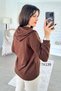 Hooded Thessaloniki Knitted Sweater Cardigan 7K139 - 5
